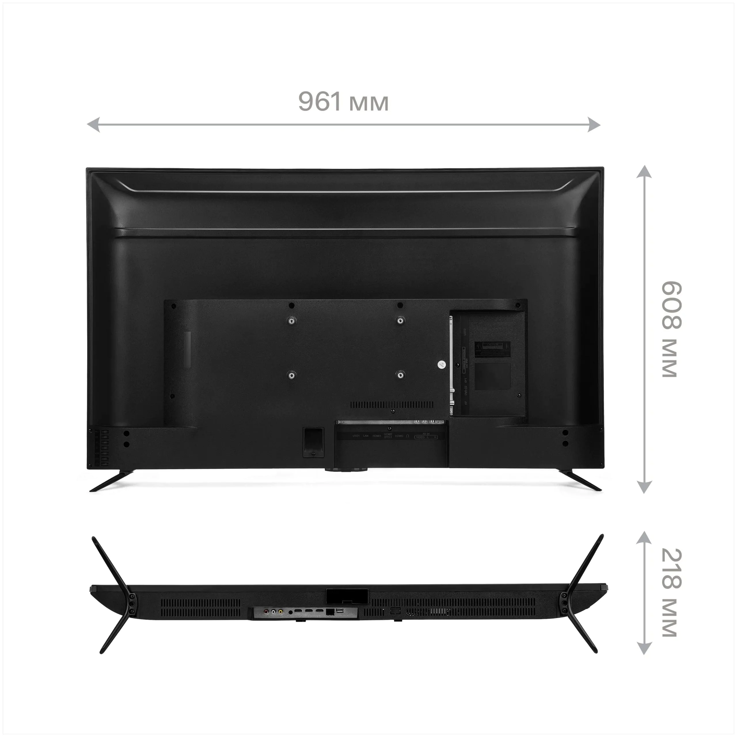Обзор телевизора Tuvio Stv 43fdubk1r